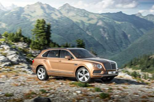Die Preisliste für den Bentley Bentayga beginnt bei 208.500 Euro