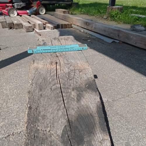 Meine Auffahrrampe x 4 ca 20x20x80