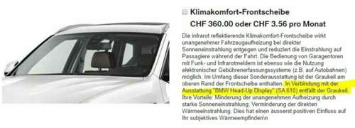 Klimakomfort-Scheibe