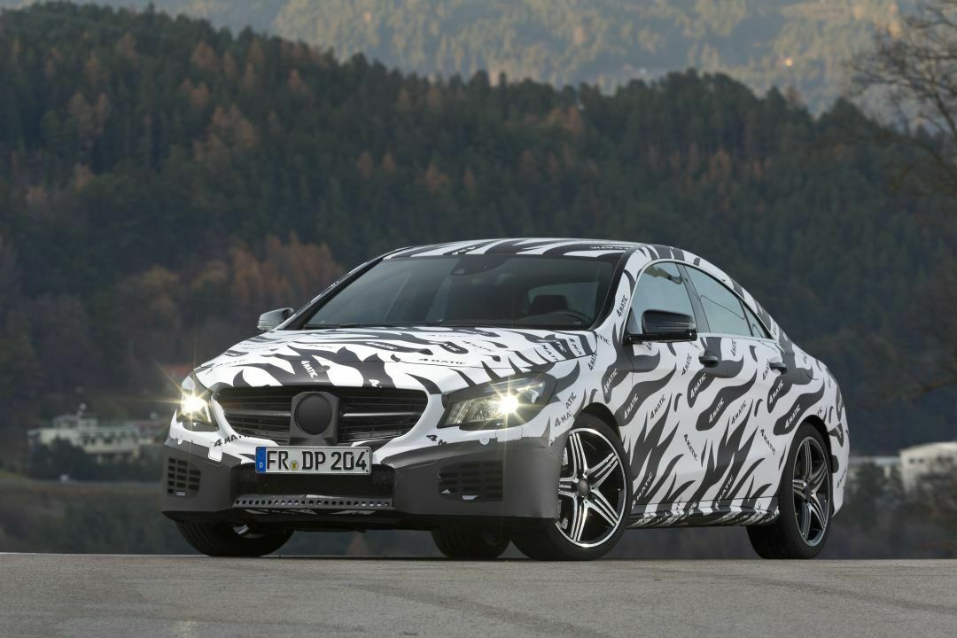 Getarnt: Mercedes CLA, die Limousine auf A-Klasse-Basis.