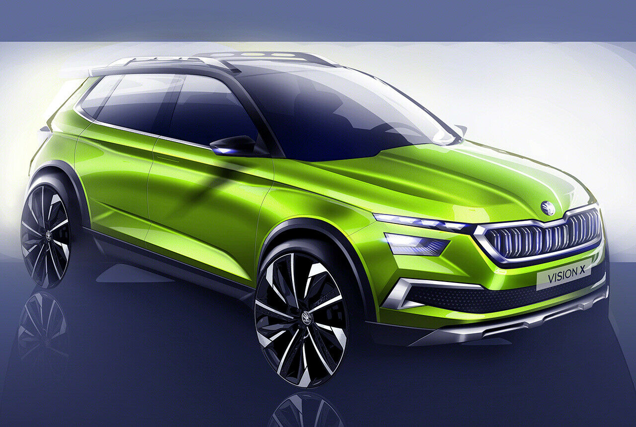 Skoda baut ein kleines SUV. Die Studie dazu parkt auf dem Autosalon in Genf
