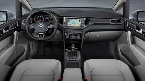Das Innere des neuen Golf Sportsvan