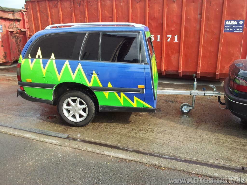 Aus meinem alten Omi-Caravan, wird ein Anhänger...