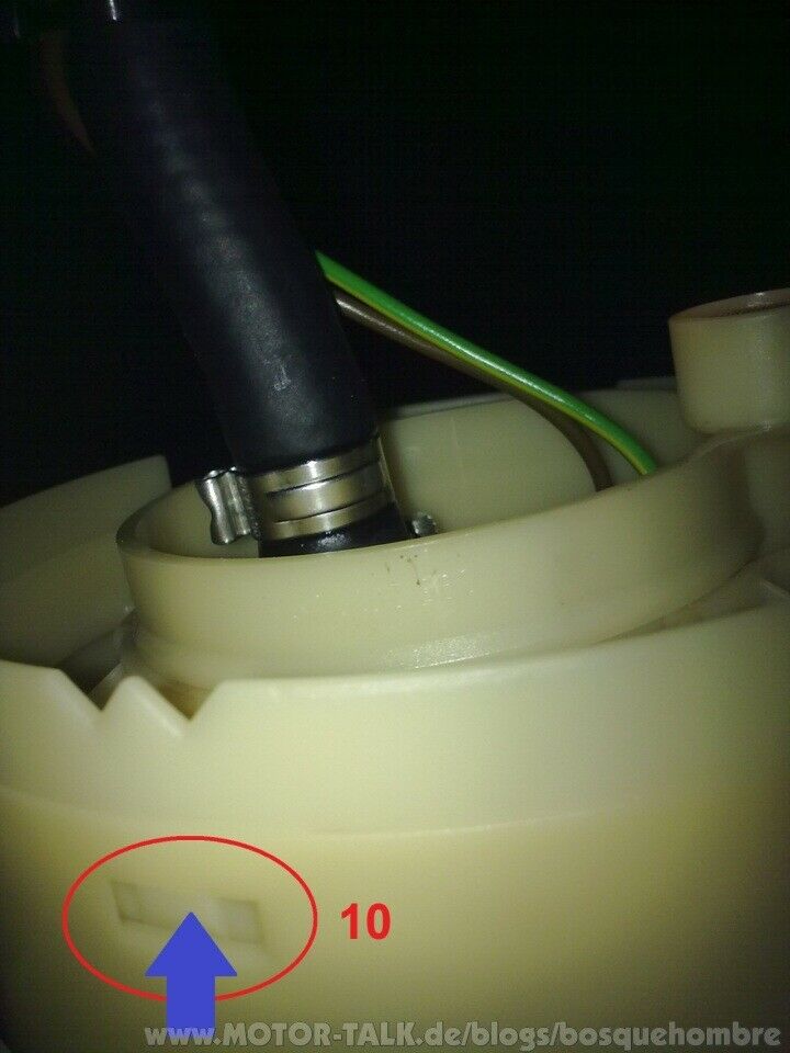 Ausbau der Benzinpumpe am Audi 80 B4 ABT Motor