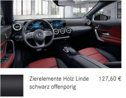 Linde schwarz offenporig