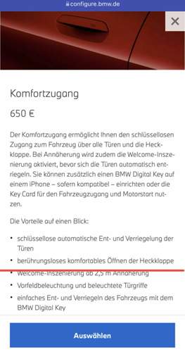 Komfortzugang