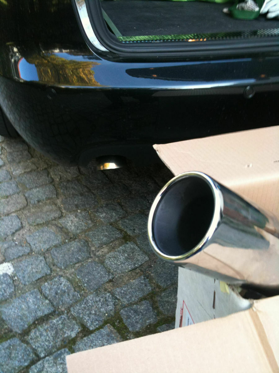 Auspuff endtöpfe entfernen beim 3.0 tdi 4f