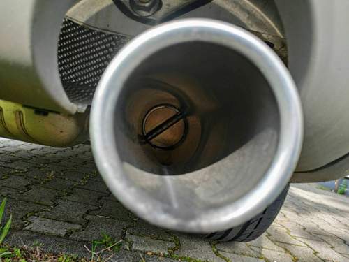 Auspuffklappe