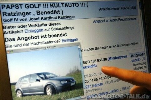 Ausrangierte Promi-Karren