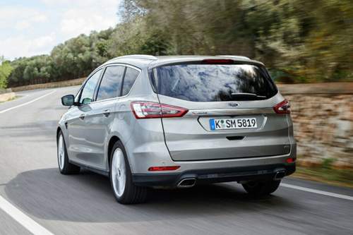 Das Heck des neuen Ford S-Max