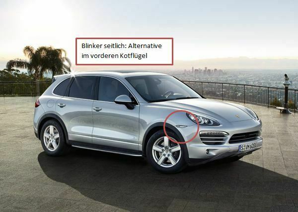 Aussenspiegel kleiner Blinker im inneren Gehäuse