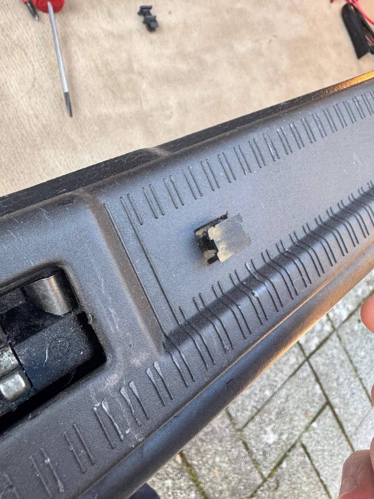 Austausch Chromring mit Dichtung am Peilstab
