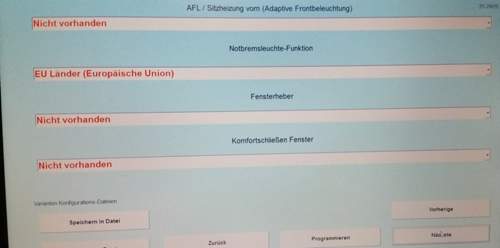 Scheinwerfer ändern