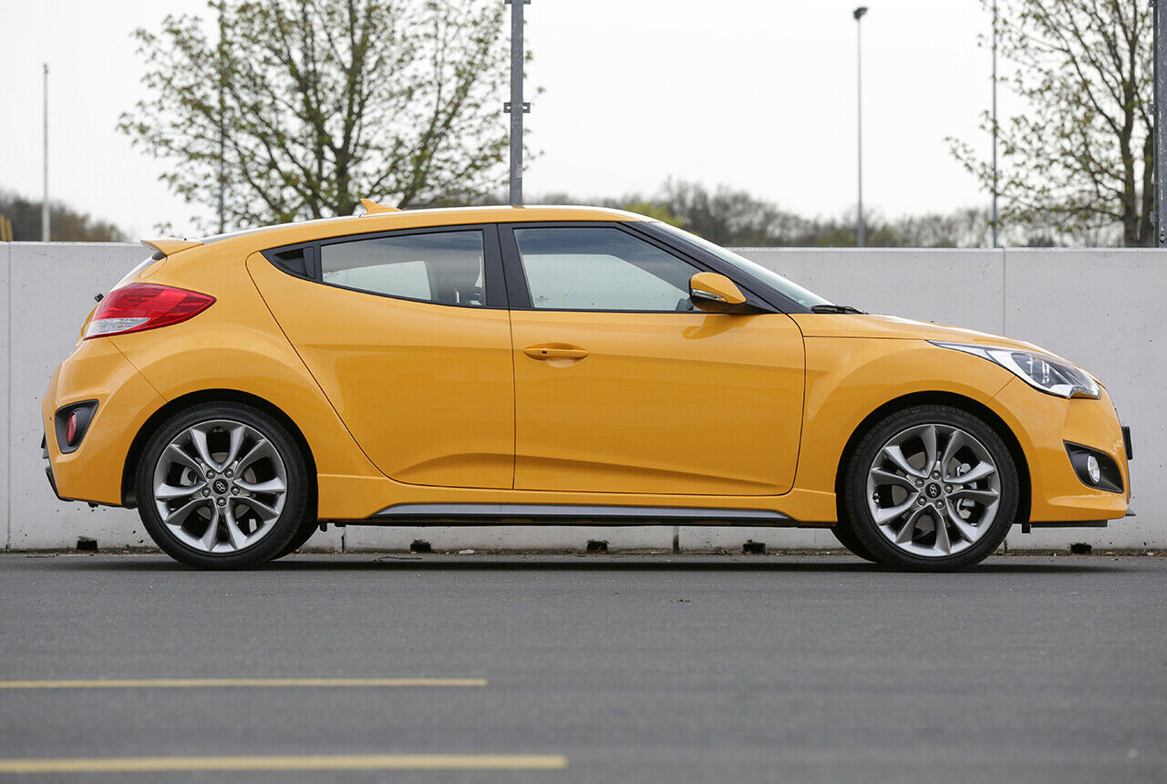 Der Hyundai Veloster: Seitenansicht