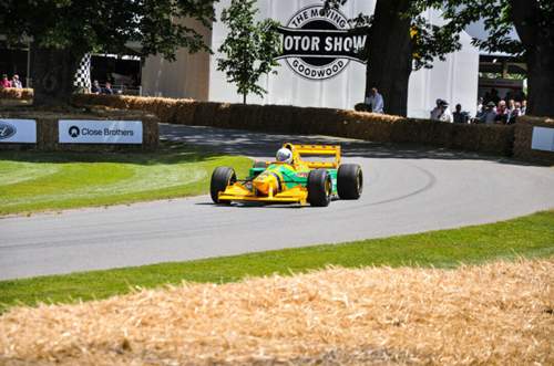 Im Benetton-Ford B192 von 1992 fuhr Michael Schumacher einige seiner ersten Formel-1-Rennen