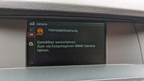 Fehlermeldung