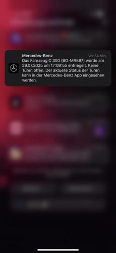 Auto auf Meldung