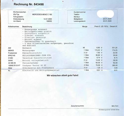 Rechnung