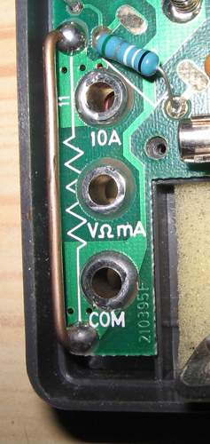 Shunt im Multimeter
