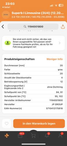 Thermoschalter