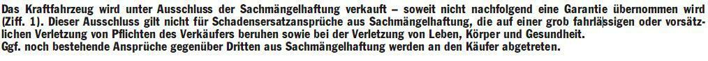 Auto verkauft - Getriebeschaden laut Käufer