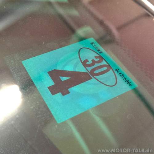 Shaken-Sticker (2 Jahre gültig)