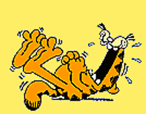 Garfield-lacht