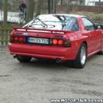 Die Rückleuchten des RX-7 haben Chic