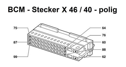 Pinnummerierung X 46
