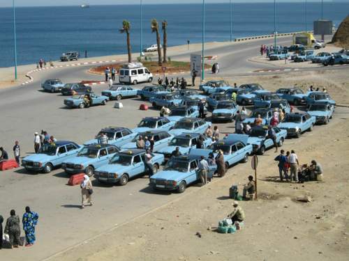 Taxis-frontera