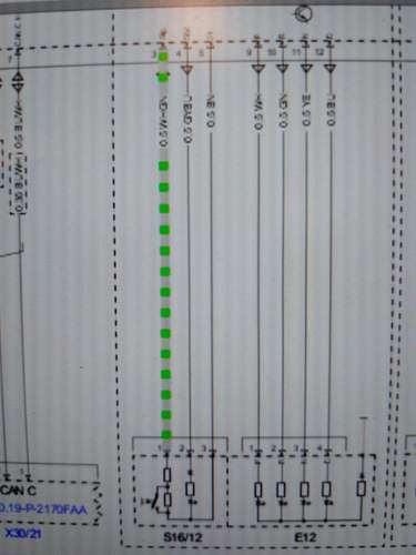 Fahrprogramm Taster S16/12 W204