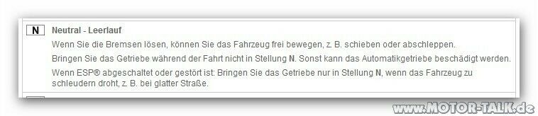 Automatikgetriebe kenner