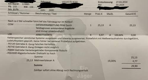 Fehlerspeicher