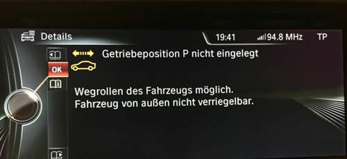 Motor abstellen aus "N"