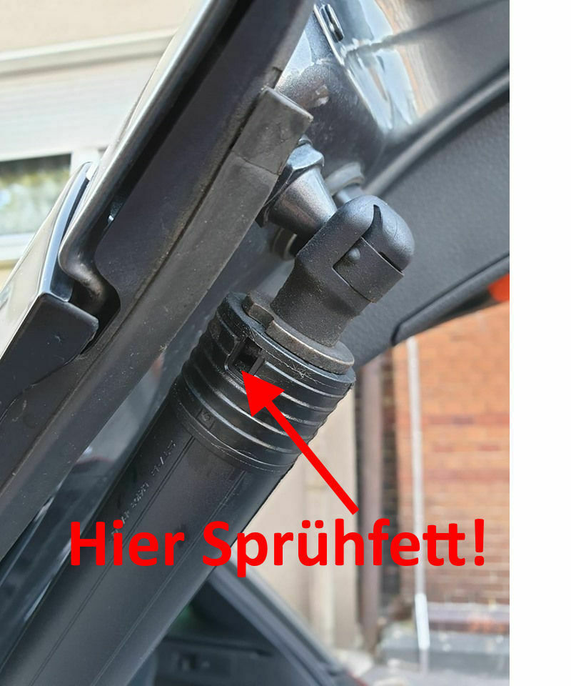 Automatische Heckklappe rattert beim Öffnen und Schließen