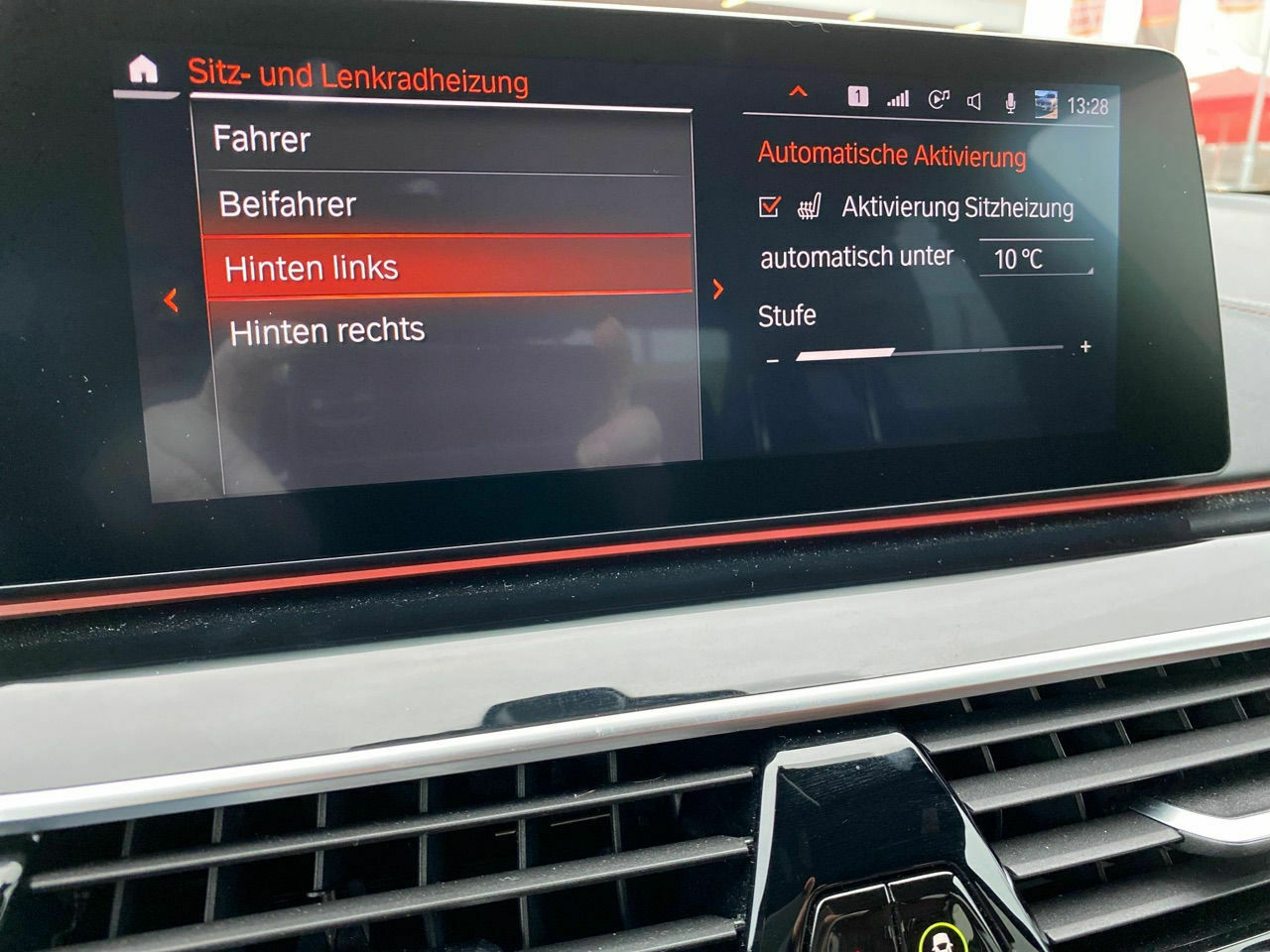 Automatisches Einschalten Sitzheizung für Beifaher nicht mehr möglich?