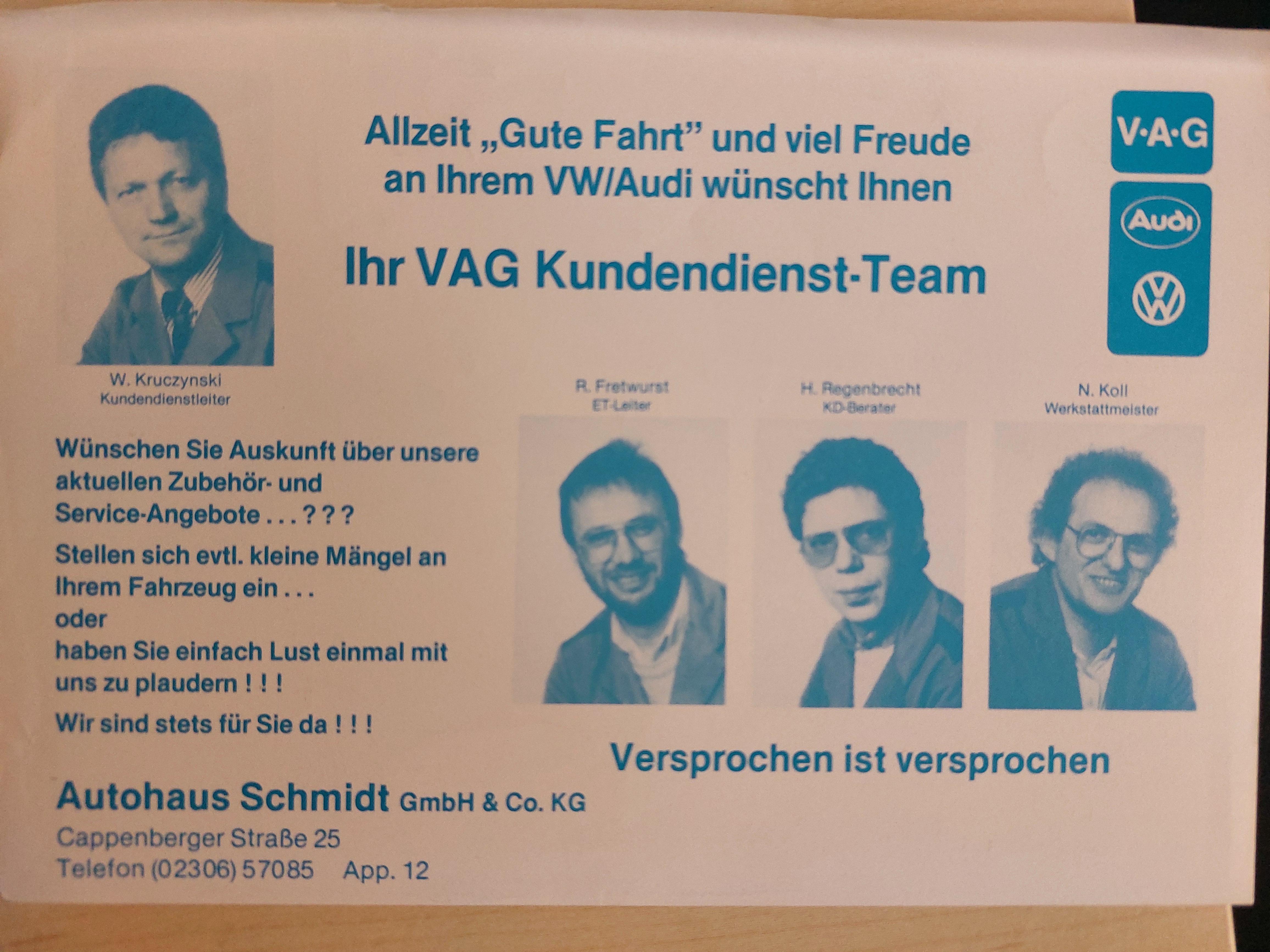 Autos die man "vergessen" hat