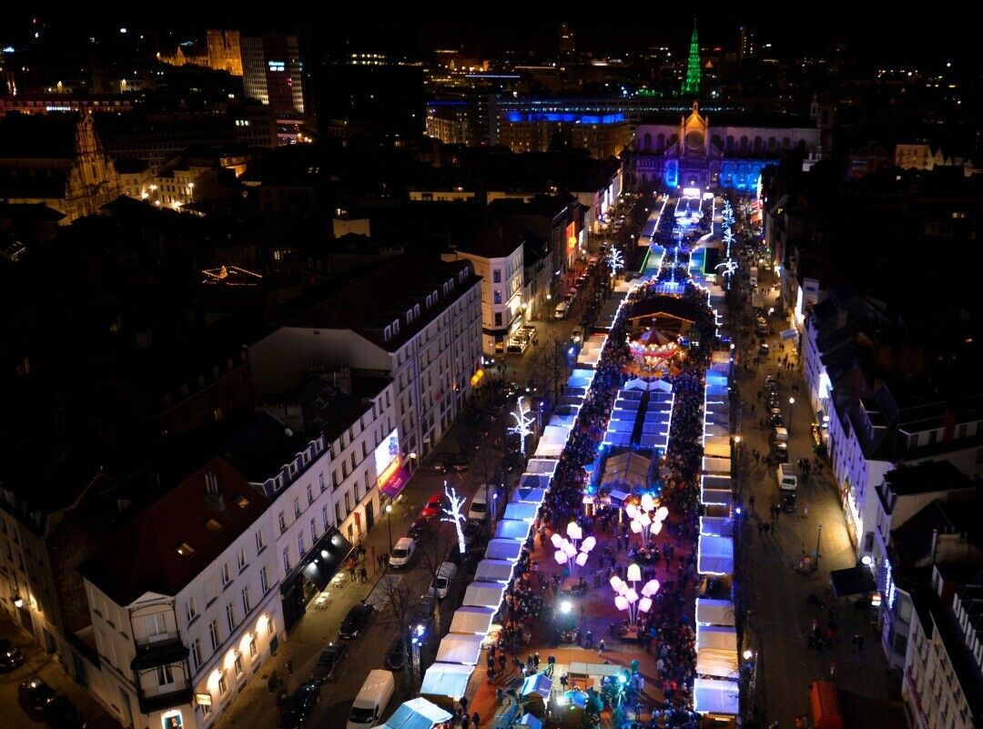 Die Straßen rund um den Grand Place/Grote Markt, hier im Dezember 2015, sollen zur Fußgängerzone werden