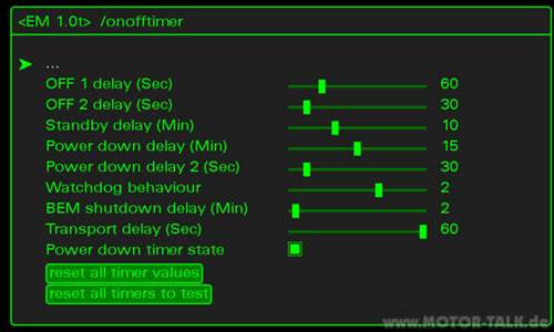 On-off-timer