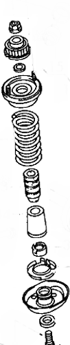 Federbeinaufbau