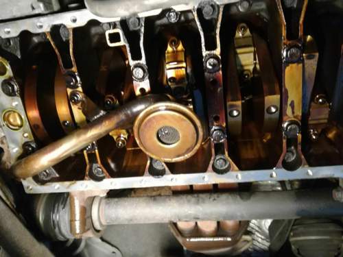 Motor von Unten