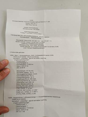 Fehlercode