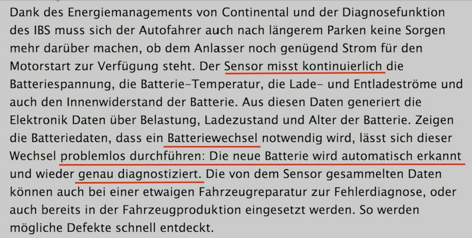 Backup-Batterie gestört