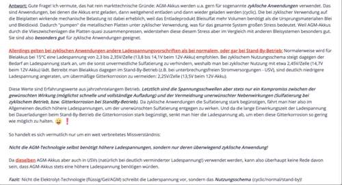 Robuste AGM-Eigenschaften!