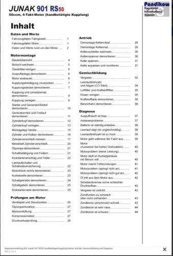 Inhaltsverzeichnis