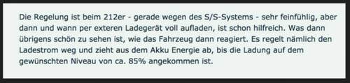 Nur Teilladung im Sommer!