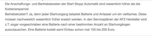 Kosten - Nutzen?