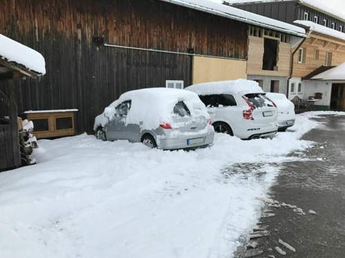 Eingeschneit