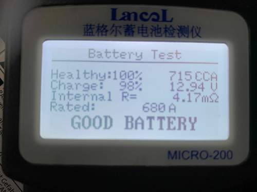 Batterietest CCA