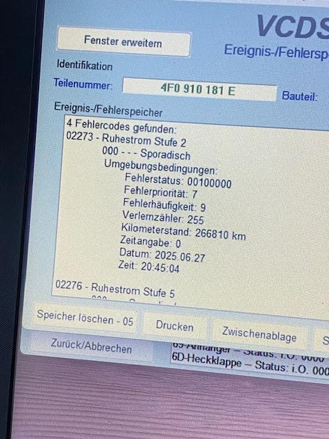 Batterie ständig leer 10%